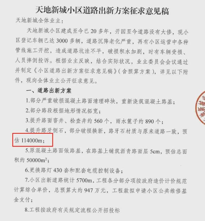 的超级大盘近1200万元维修金成了某些人的“提款机”！业委会原主任被抓mg不朽情缘游戏平台太离谱！“小区内竟要修路114公里”5000多户(图4)
